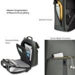 Urban Jungle by Safari, The Venture, Unisex backpack for Work and Travel | Premium Fabric and Water Resistant |Flat-Open design compartment with Laptop & Tablet sleeve - Image 4