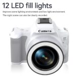 Mini Digital Camera 48MP DSLR Camera Video Recording Function 16X Digital Zoom Travel Camara with Fill Light Fight White - Image 5