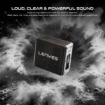 Lenyes S861 Portable Bluetooth Party Speaker 150W with 2 Wireless Microphones, Karaoke Speaker with Mic, RGB LED Lights, 12000mAh Battery, TWS, Multi Connectivity, DJ Speaker for Party – Black - Image 4