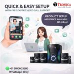 TRONICA TR-1501 Auxiliary, Bluetooth Deep Bass Home Theater with Subwoofer 2.1 Channel with 55W Premium Signature Sound, Multiple Connectivity Modes, Master Remote and Sleek Finish (Black) - Image 3