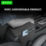 SIAGO Car Armrest Cover Cushion with Storage Bags | Soft Center Console Protector Pad | Non-Slip, Waterproof & Durable | Universal Fit for Cars, SUVs & Trucks (Black) SIA144 - Image 3