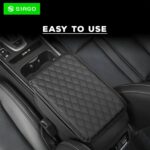 SIAGO Car Armrest Cover Cushion with Storage Bags | Soft Center Console Protector Pad | Non-Slip, Waterproof & Durable | Universal Fit for Cars, SUVs & Trucks (Black) SIA144 - Image 6