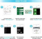WiFi Repeater - Network Signal Range Extender | Fast Speeds up to 300Mbps | AP/Repeater Mode | WPS Function | 2.4Ghz Wireless WiFi Booster with Ethernet Port - Image 4