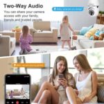 DDLC 360° Light Bulb Security Camera 1080P Full HD | Smart PTZ CCTV with Mobile App Control | Motion Detection | Two-Way Audio | Indoor Home Security Camera (Light Bulb) - Image 7