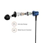 XIAOMI Wired in-Ear Earphones with Mic, Ultra Deep Bass & Metal Sound Chamber (Blue) - Image 4