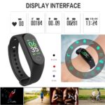 Exxelo (Special 10 Year Warranty) M3 Band Heart Rate Monitor OLED Display Bluetooth 4.0 Waterproof Sports Health Activity Fitness Tracker Silicone Smart Bracelet - Image 3