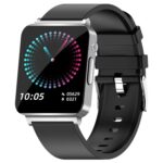 CALMORA Smart Watch with Blood Glucose Monitor, Heart Rate, SpO2 and ECG Tracking, 1.3-Inch Touch Display, Black Silicone Band, Waterproof Fitness Tracker - Image 3