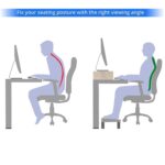 Adjustable Foot Rest Round Under Table, Ergonomic Footrest for Office Desk with 6 Height Levels, Massage Surface with Roller & Non-Slip Base Leg Rest (Black, Pack of 1 – SB01047) - Image 5