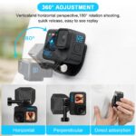 ZORBES® Magnetic Action Camera Neck Mount, Adjustable Nylon Cord Magnetic Neck Strap Mount, Hands-Free Filming POV View, Universal Compatibility - Image 5