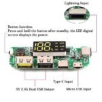 REES52 18650 Charging Board Dual USB 5V 2.4A Mobile Power Bank Module 186 50 Lithium Battery Charger Board with Overcharge Overdischarge Short Circuit Protection DIY USB Power Bank Board - Image 4