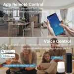 amiciSmart 16A WiFi Smart Timer Switch, Home Automation Switch with 2-Way Control Compatible with Alexa, Google Assistant and Smart Life App - Image 3
