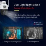 Solar 4G SIM Security Camera for Outdoor Use | Dual Lens 4+4MP CCTV with 360° Rotation | 2-Way Talk | Night Vision | Waterproof Surveillance Camera - Image 4