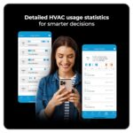 Cielo Smart Thermostat Eco | Supports conventional systems up to (2H/2C) and heat pumps (4H/2C) | Free C Cable Adapter | Alexa, Google, Siri Shortcuts, SmartThings, IFTTT | - Image 8