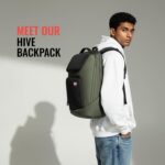 Urban Jungle by Safari, The Hive, Daily Commute & Office backpack | Premium fabric | Water Resistant | 180° Flat-open | Zipper Side Pockets | With Laptop & Tablet Sleeve Workpack - Image 3