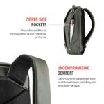 Urban Jungle by Safari, The Hive, Daily Commute & Office backpack | Premium fabric | Water Resistant | 180° Flat-open | Zipper Side Pockets | With Laptop & Tablet Sleeve Workpack - Image 7