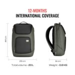 Urban Jungle by Safari, The Hive, Daily Commute & Office backpack | Premium fabric | Water Resistant | 180° Flat-open | Zipper Side Pockets | With Laptop & Tablet Sleeve Workpack - Image 8