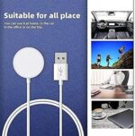 Watch Charger Magnetic Charging Cable,[USB C Port] Wireless Charging Cable Compatible with Watch Series Ultra/10/9/8/7/6/SE/SE2/5/4/3/2[3.3FT/1M],White - Image 5