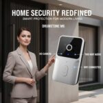 Drumstone M6 WiFi Video Doorbell Camera with Two-Way Audio, Motion Alerts, Night View, App Control & Indoor Chime for Home Entrance - Image 3