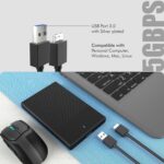 CARE CASE 500 GB Portable External Hard Disk, 1 Year Warranty - USB 3.0 for PC Laptop Windows Mac - High Performance External (K) - Image 3
