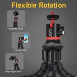 Cason - Gorilla Tripod for Mobile, Action Camera/Flexible Gorilla Pod,Tripod for DSLR Camera with 360° Rotating Ball Head (Max Load 2 kgs) (Black) - Image 5