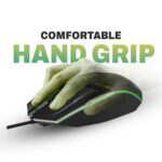 EVM RGB Wired Gaming Mouse - 6D Design - Adjustable DPI (1200-3600) - RGB Lighting - Comfortable Hand Grip - USB Input - 1 Year Warranty (EVM-M06063) - Image 5