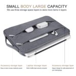 Dynotrek Mock 14 Inch Laptop Sleeve Case Cover for HP Lenovo Dell ASUS Acer Chromebook/Stream/Inspiron/IdeaPad/Spin/ZenBook/Computer Bag -Denim Grey - Image 3
