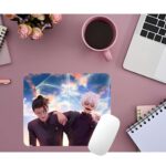 Mouse Pad, Large Printed Premium Textured Waterproof Anti Skid Rubber Base for Desktop Laptop Gaming Professional 240X210X3mm [20% Larger] (Pack of 1) (Hunter Partner Gojo Geto) - Image 3