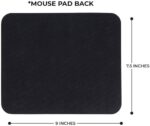 Mouse Pad, Large Printed Premium Textured Waterproof Anti Skid Rubber Base for Desktop Laptop Gaming Professional 240X210X3mm [20% Larger] (Pack of 1) (Hunter Partner Gojo Geto) - Image 6