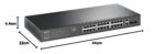 TP-LINK TL-SG1428PE 28-Port Gigabit Easy Smart Switch with 24-Port PoE+ 32xVLAN 56Gbps Switching Capacity Rack Mountable - Image 6