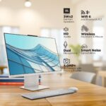 Lenovo IdeaCentre AIO Intel Core i5-13420H 27" FHD (24GB RAM/1TB SSD/Win11/Microsoft 365 Basic + Office Home 2024/3Wx2 Harman/Wireless EOS Keyboard & Mouse,Grey), F0HM00W6IN All-in-One Desktop - Image 6