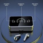 Ear Buds with Led Display - Hd Sound Effect Game Earphones, Comfort-Fit, Touch Volume, Headphones Long Battery Life & Mic, Earbuds Bluetooth Wireless, Waterproof Headsets S20 TWS (Black) - Image 6