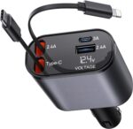 3 in 1 Magnetic Foldable Wireless Charger for iPhone 16 to 12 Series | Compatible with AirPods 2/3/Pro | Compatible with only Apple Watch Series | 23W Charging (Car Charger) - Image 6