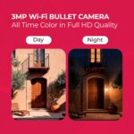 Trueview WiFi 3MP Mini Pan-Tilt-Zoom CCTV Camera | STQC Certified | Indoor & Outdoor Security Camera | Color Night Vision | Cloud & SD Card Storage up to 256GB | Two-Way Talk - Image 6