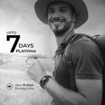 PLAYFIT FLAUNT4, 2.04'' Super AMOLED Display, Magnetic Metal Loop Strap, Realtek Integrated Chipset, Crystal Clear Bluetooth Calling, Body-Temperature Sensor, Pro Health Suite (Black) - Image 5