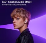 Original Earbuds for Realme Buds Air 7, 52dB ANC Wireless Bluetooth Earbuds with ENC Quad Mic, Deep Bass Sound & 52H Playback for Music and Calls [Grey] - Image 7