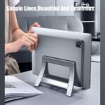 Multipurpose Laptop Holder Vertical Stand Holder for Laptop Tablets | Vertical Laptop Stand | MacBook Stand Docking Station. - Image 4