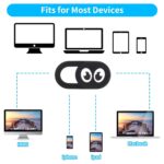 8Pcs Webcam Privacy Cover Slide, Ultra-Thin ABS Camera Blocker – Eye/Plain Design for Laptop/Phone/Tablet/PC, Anti-Spy Dustproof Protector - Image 4