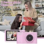 Digital Camera for Photography, 4K 72MP Vlogging Camera, Autofocus Point and Shoot Digital Camera for Teens Adult Beginner 16X Zoom, 32GB Card, 2 Batteries Pink - Image 8
