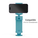 Ant Clip-On Mobile Phone Holder Stand for Table/Desk/Bed/Travel, 360° Rotating Adjustable Clamp Mount, Pocket Size Lightweight Foldable Stand, Compatible with 4–6.9 Inch Smartphones (Sky Blue) - Image 3
