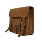 Leather Bag/Bag/Office Bag/Laptop Bag for Girls/Boys/Men/Women/Portable Bag Brown - Image 4