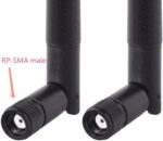 Wireless Antenna - 5dBi 2.4GHz Single Band WiFi Antenna, Boost Bluetooth Audio Range, Adopt for Home Office Wireless Network Router/IP Camera/Wireless Range Extender - 2 Pack (RP-SMA Male) - Image 3