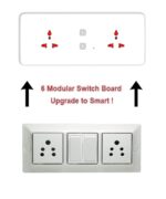 Smart Switch Board : 2 Switch + 2 Socket (WiFi + Remote) (White) (6M Size) 3 Year Warranty | Works with SmartLife App, Alexa, Google, Siri | Glass Touch - Image 6