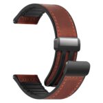 ACM Watch Strap Leather Magnetic Silicone 22mm compatible with Noise Colorfit Pro 6 Max Smartwatch Belt Luxury Band - Image 3