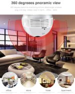 4MP Bulb Camera 1080p HD | E27 WiFi CCTV | 360° Pan Tilt | Siren Alarm | 2 Way Audio | V380 Pro App Color Night Vision AI Tracking Indoor Wireless Security - Image 5