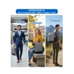 35L | 15.6" Laptop | 2-in-1 Smart Convertible Multi Use Shoulder College Bag Laptop Office Bag Laptops Accessories Backpack for Travelling | USB Charging Waterproof Oxford Fabric - Image 5