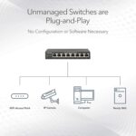 NETGEAR 5-Port Gigabit Ethernet Unmanaged PoE Switch (GS305P v2) - with 4 x PoE+ @ 63W, Desktop or Wall Mount - Image 4