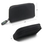 Elv Portable Memory Card Storage Wallet Protective 22 Slots Sd Card Carrying Case - Soft Black - Image 3