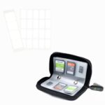 Elv Portable Memory Card Storage Wallet Protective 22 Slots Sd Card Carrying Case - Soft Black - Image 4
