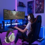 𝓓rumstone (𝟑 𝐘𝐄𝐀𝐑 𝐖𝐀𝐑𝐑𝐀𝐍𝐓𝐘) Gaming Headset with RGB Lighting, Over-Ear Design, Adjustable Mic LED Light Effects, Stereo Surround Sound, Soft Earpads & Adjustable Headband for PC Gaming - Image 4