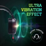 𝓓rumstone (𝟑 𝐘𝐄𝐀𝐑 𝐖𝐀𝐑𝐑𝐀𝐍𝐓𝐘) Gaming Headset with RGB Lighting, Over-Ear Design, Adjustable Mic LED Light Effects, Stereo Surround Sound, Soft Earpads & Adjustable Headband for PC Gaming - Image 7